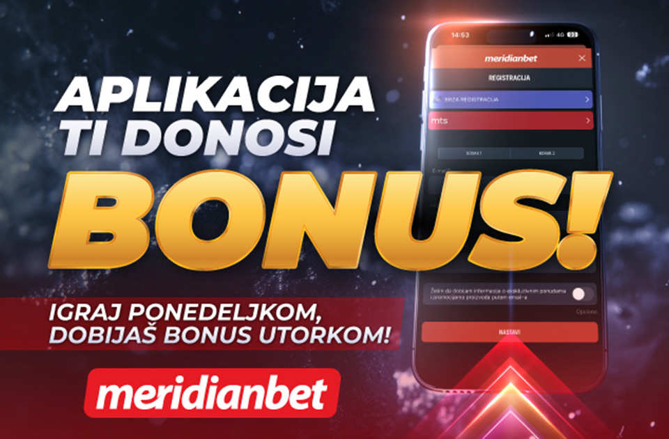 Igraj preko aplikacije i osvoji 5% bonusa za nedobitne tikete! Igraj preko aplikacije i osvoji 5% bonusa za nedobitne tikete!