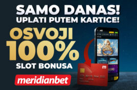 SAMO DANAS – OSVOJI 100% BONUSA NA UPLATU DEPOZITA