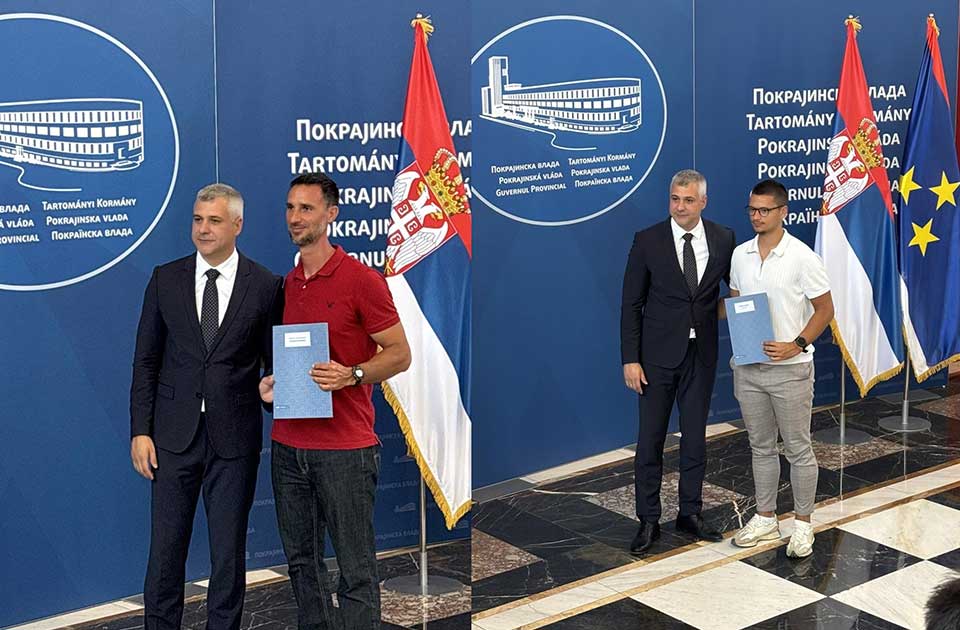 Milovan Antonović i Miloš Lavirac među ovogodišnjim dobitnicima pokrajinskih stipendija Milovan Antonović i Miloš Lavirac među ovogodišnjim dobitnicima pokrajinskih stipendija