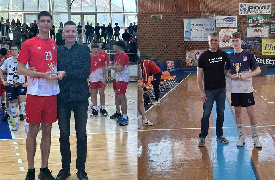 Odbojkaši Proletera Srđan Štrbac i Kosta Tančić u redovima reprezentacije Srbije Odbojkaši Proletera Srđan Štrbac i Kosta Tančić u redovima reprezentacije Srbije