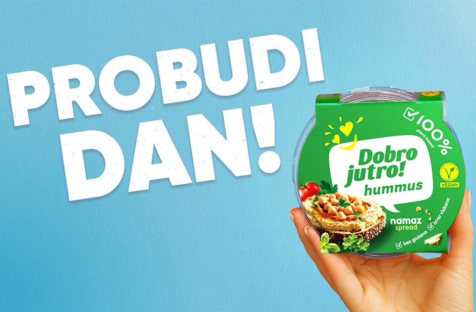 DOBRO JUTRO I DOBAR ZALOGAJ – STIŽE HUMMUS OMILJENOG BRENDA! DOBRO JUTRO I DOBAR ZALOGAJ – STIŽE HUMMUS OMILJENOG BRENDA!