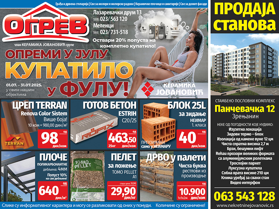 ogrev akcija nedelje