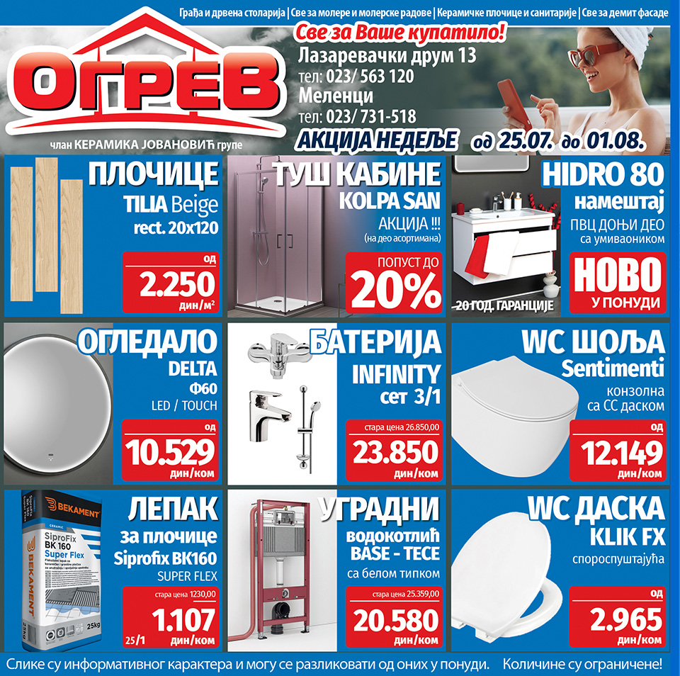 ogrev akcija nedelje