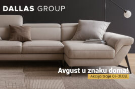 Akcija do 50% u avgustu – Dallas nameštaj u Novom Sadu