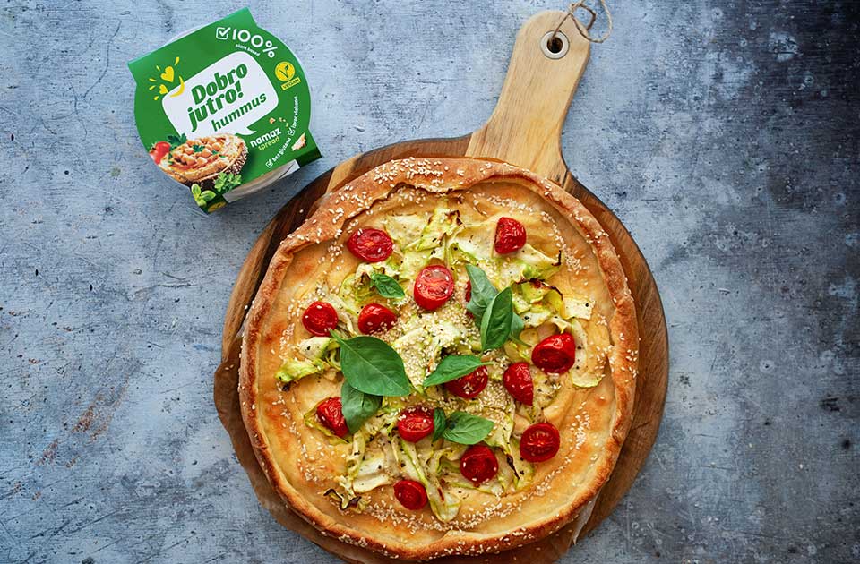 Da li može kombinacija tikvica i humus, hm…?! Pa DOBRO JUTRO, naravno da može!