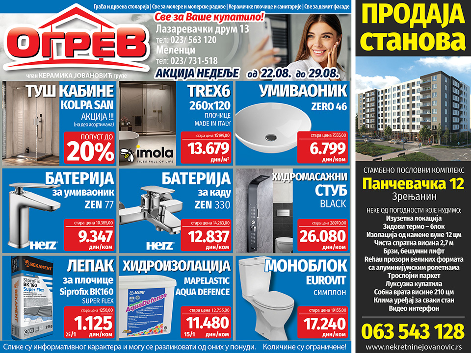 ogrev akcija nedelje