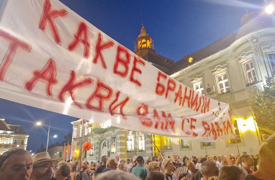 I za večeras najavljen protest u Zrenjaninu: „Ovo je naš grad – i nije još kraj“