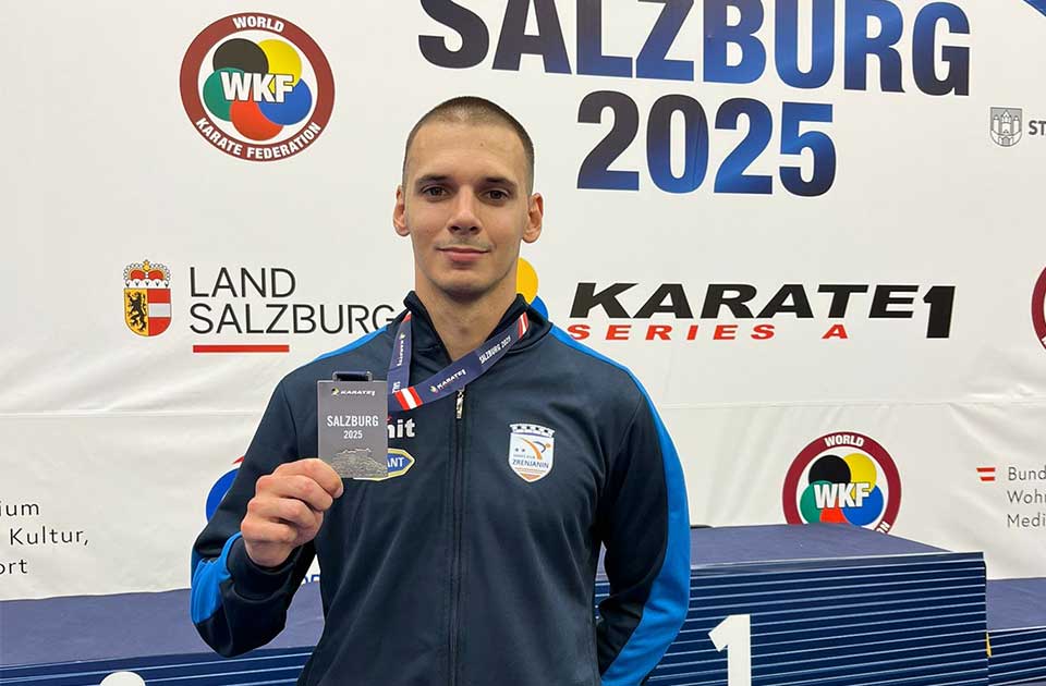 Fantastičan rezultat zrenjaninskog karatiste: Đorđe Salapura srebrni u Salcburgu Fantastičan rezultat zrenjaninskog karatiste: Đorđe Salapura srebrni u Salcburgu