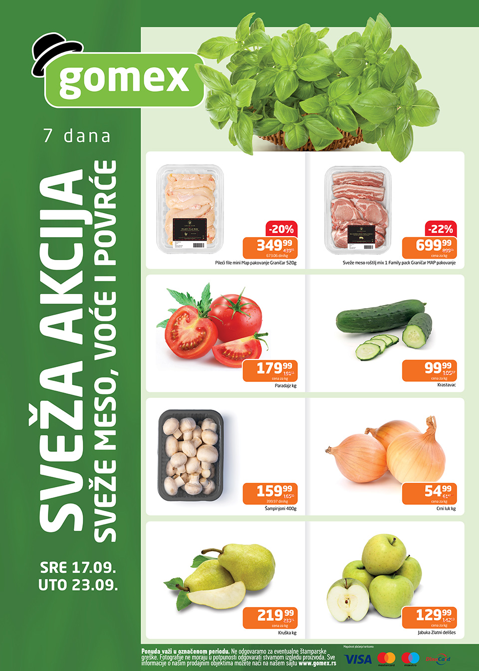 gomex sveža akcija