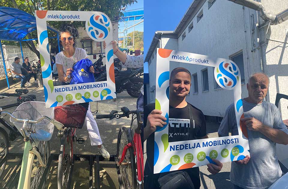 Zaposleni za sedam dana održivim prevozom „prevalili“ put od Mlekoprodukta do Šangaja