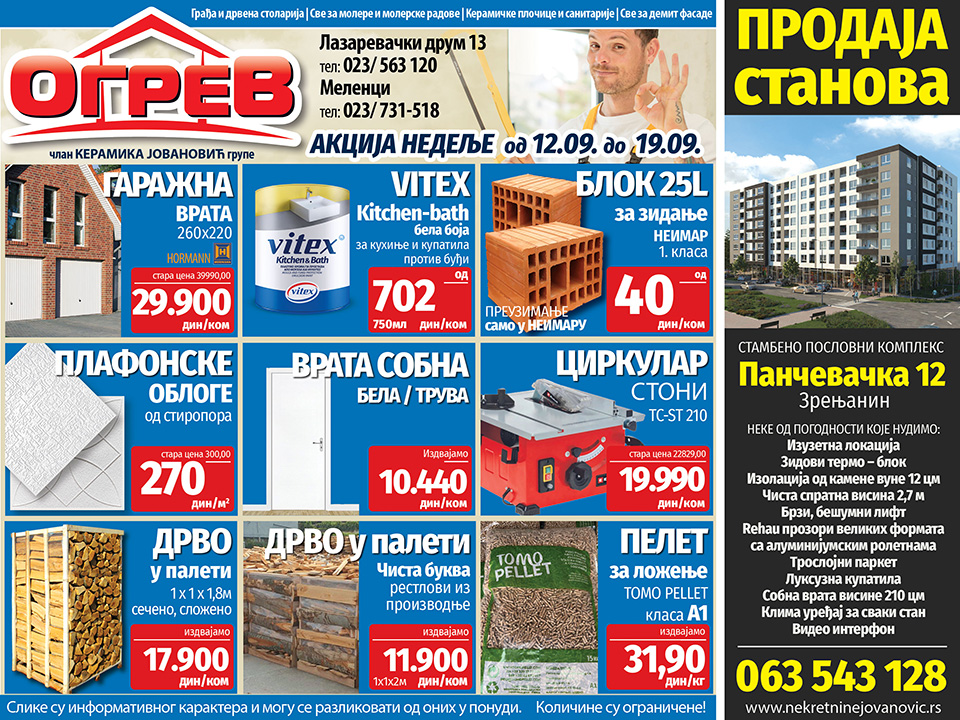 ogrev akcija nedelje