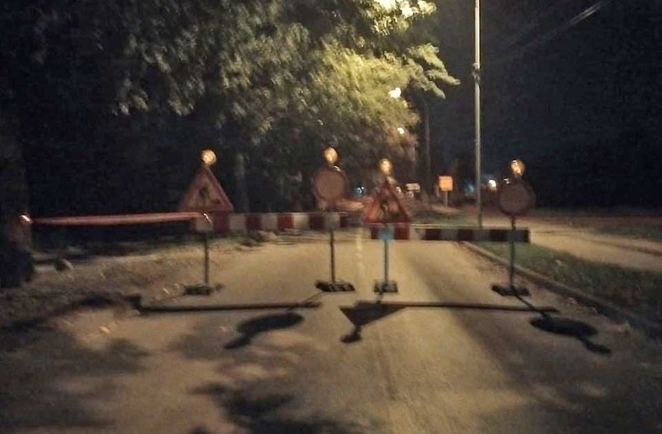 Deo Pančevačke ulice zatvoren za saobraćaj, od nadležnih ne stiže nikakvo obaveštenje