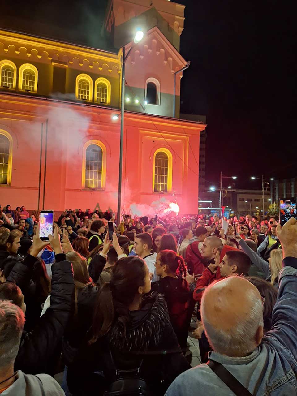 doček pešaka iz vršca