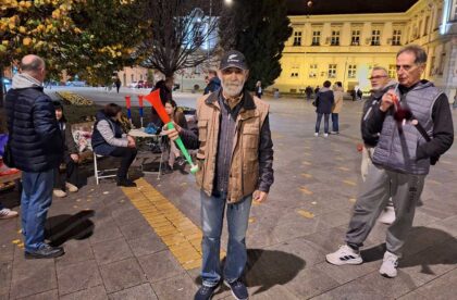 doček pešaka iz vršca