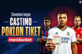 Prati Ligu šampiona u Meridianu: Stiže poklon tiket potpuno BESPLATNO!
