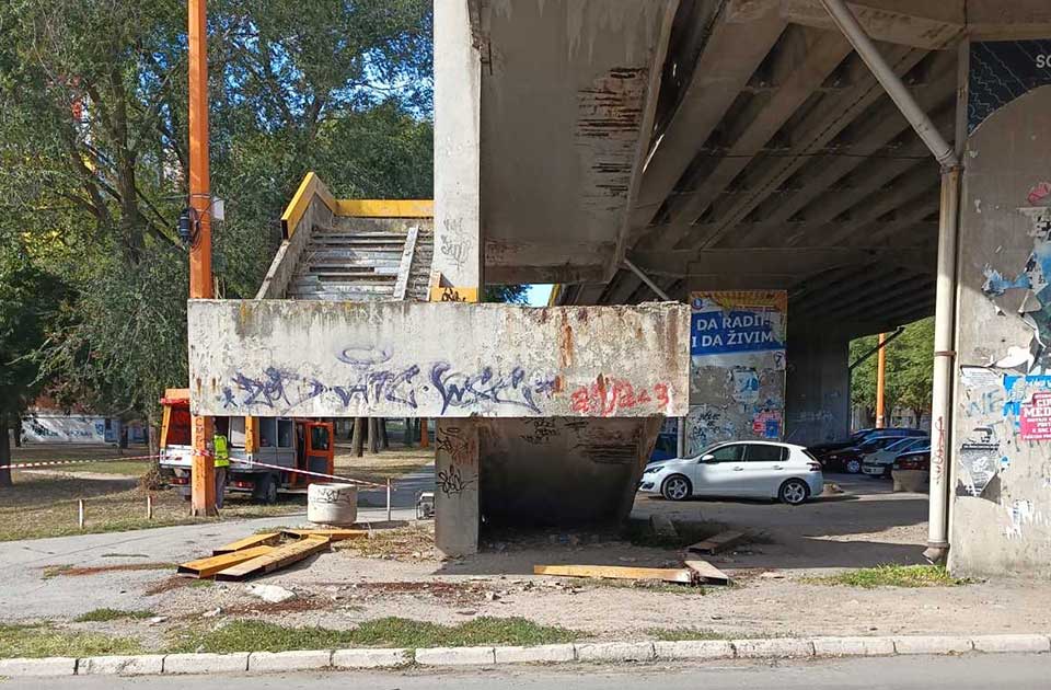 nadvožnjak na bagljašu