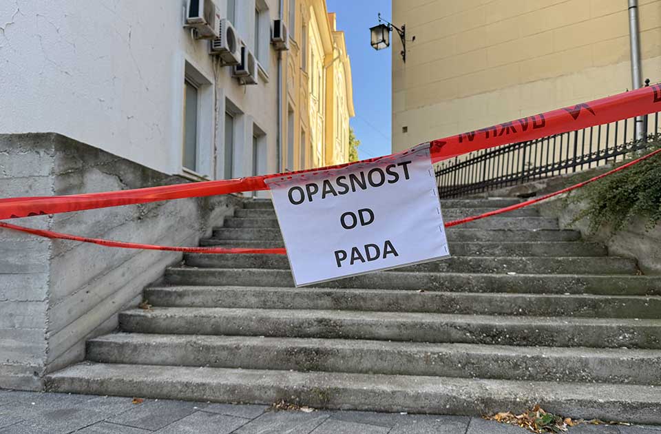 ograđeno stepenište