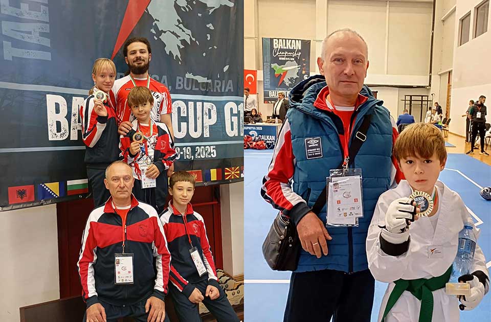 Tri najsjajnija odličja za tekvondiste Zrenjanina na Balkanskom šampionatu Tri najsjajnija odličja za tekvondiste Zrenjanina na Balkanskom šampionatu