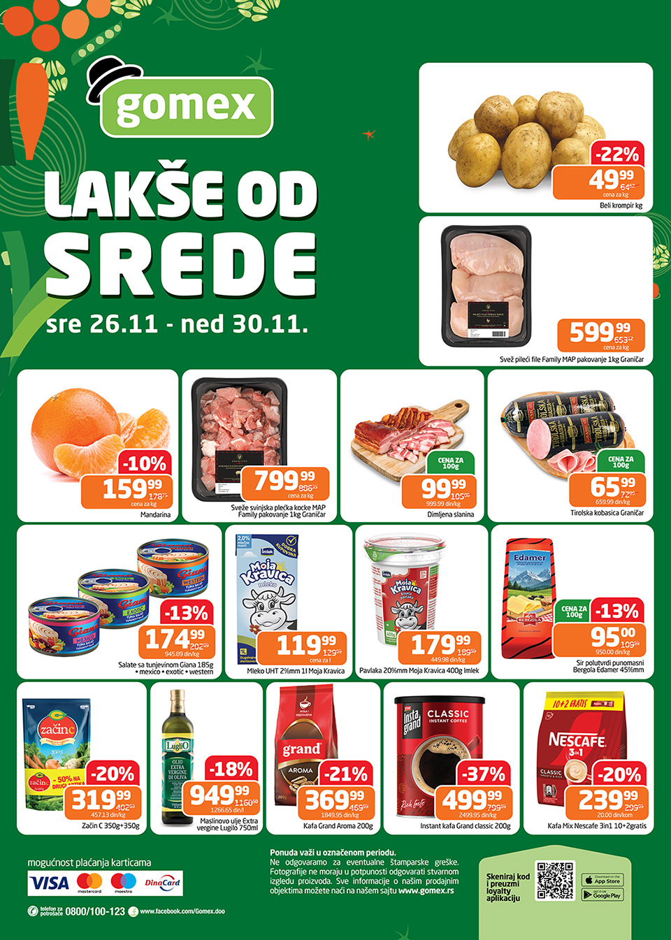 gomex lakše do srede