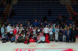 Osmesi na tribinama: Fondacija Meridian i KK Crvena zvezda obradovali najmlađe