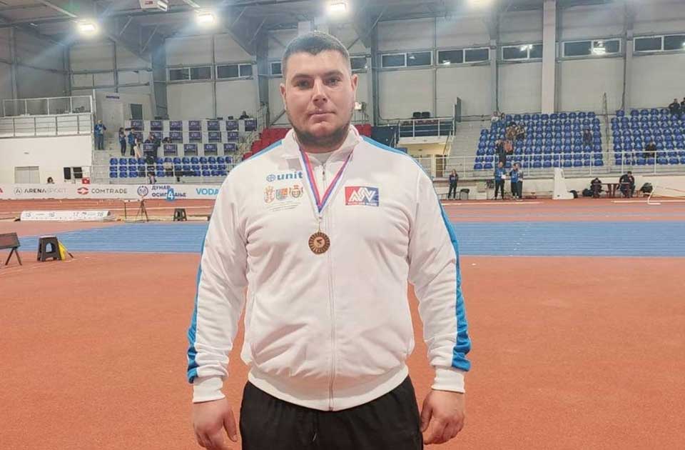 Ivan Garaj osvojio bronzanu medalju na Svesrpskom kupu u atletici Ivan Garaj osvojio bronzanu medalju na Svesrpskom kupu u atletici