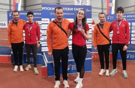 Atletičar Proletera Ognjen Popov novi dvoranski prvak države na 1.500 metara