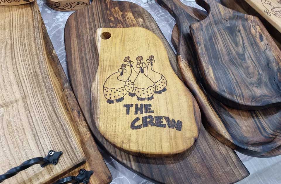 kuhinjski predmeti od drveta