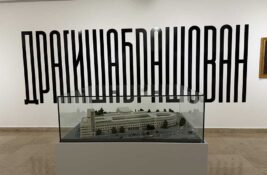 FOTO: Maketa koja je izložena u Savremenoj galeriji koštala 2,4 miliona dinara