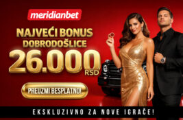 Prvi korak koji pravi razliku: Bonus dobrodošlice do 26.000 dinara