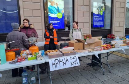 građani organizovali skup podrške studentima