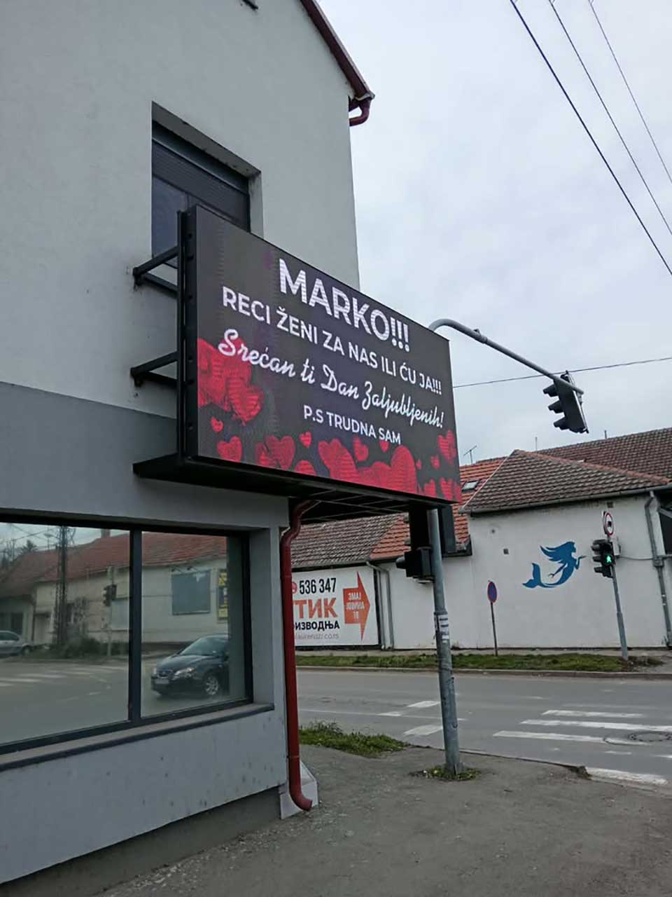 bilbord dan zaljubljenih