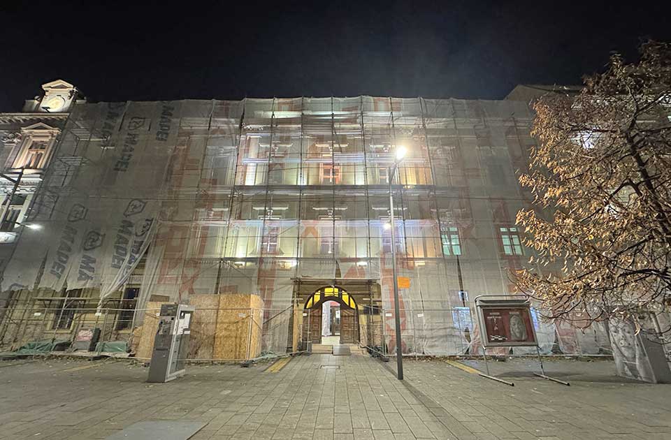 Radovi na obnovi zgrade Narodnog pozorišta poskupeli za sedam miliona dinara