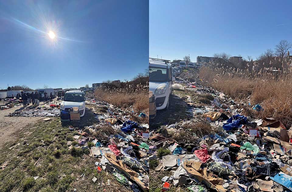 FOTO: „Stvarno ružno izgleda“ – građani zgroženi prizorom pored buvljaka FOTO: „Stvarno ružno izgleda“ – građani zgroženi prizorom pored buvljaka