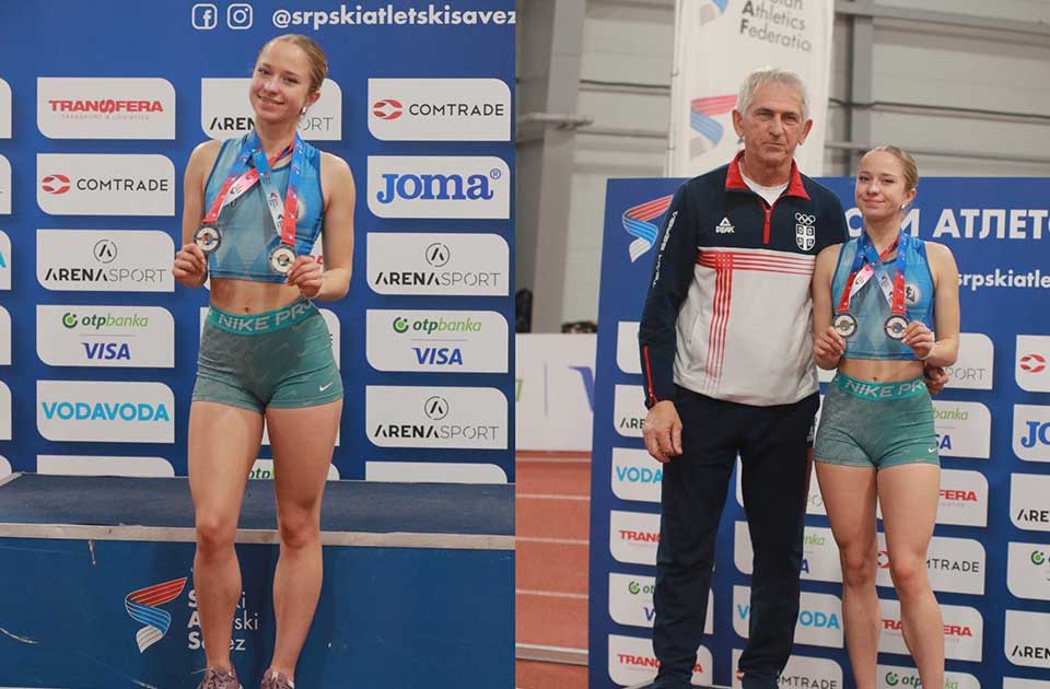 Dominacija Une Jovanović: Dve zlatne medalje na državnom prvenstvu