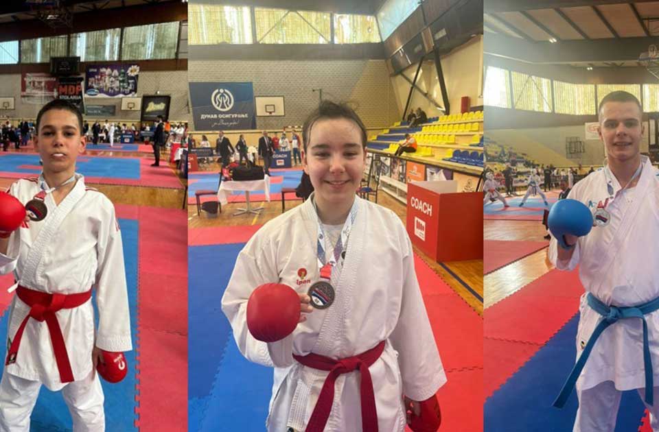 Mladi karatisti u fokusu: Bala, Zoranić Drobnjak i Knežević istakli se u Mladenovcu