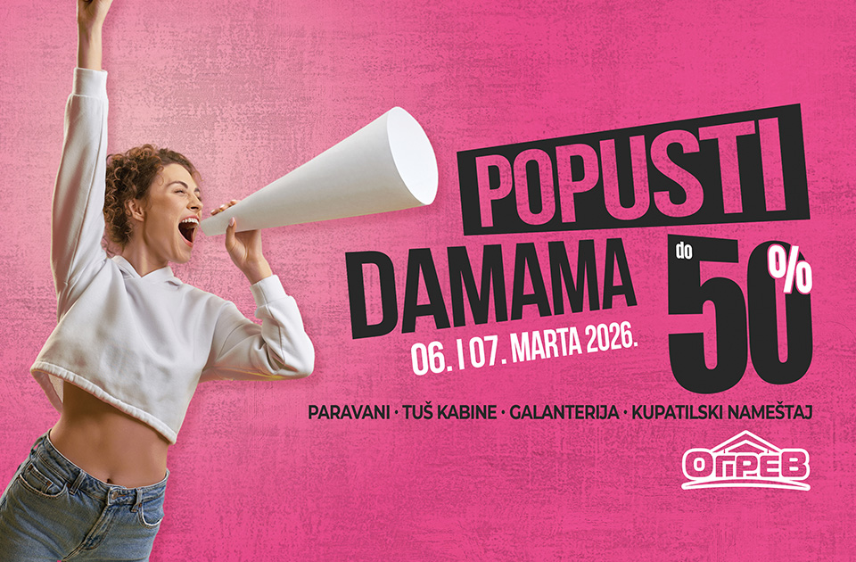 Ogrev daruje dame: Dva dana vrhunskih popusta za kupatilo iz snova