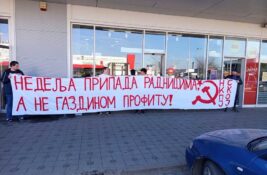 Komunisti došli u BIG: Traže zabranu rada supermarketa i tržnih centara nedeljom