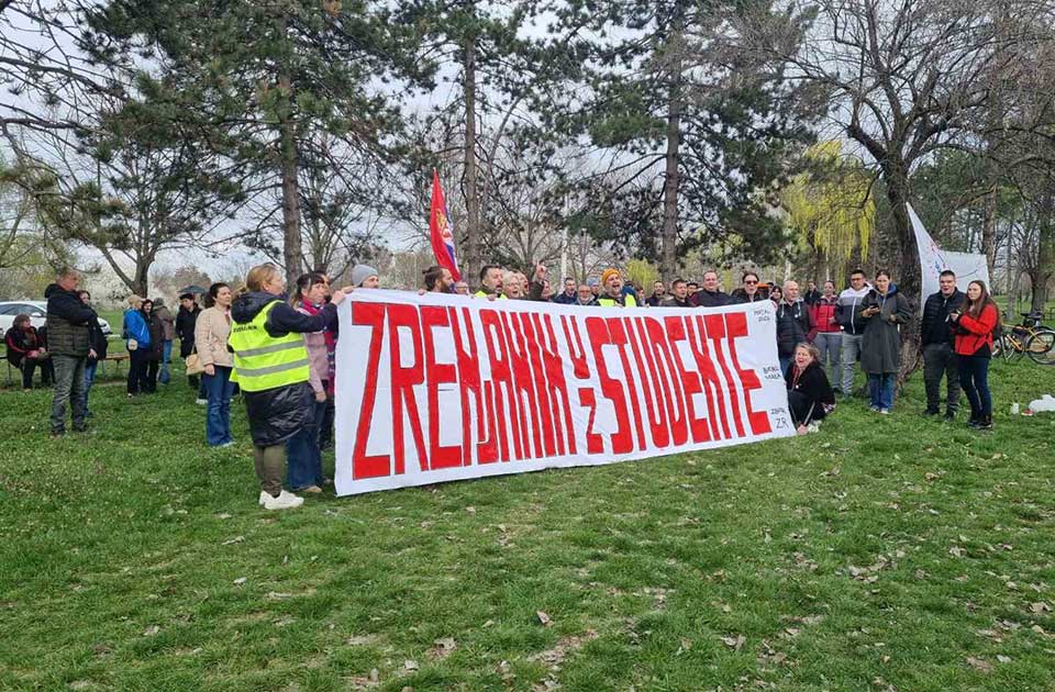 VIDEO: Druženje na Motelu Šumice – punktovi za donacije, prijave i podršku studentskoj listi