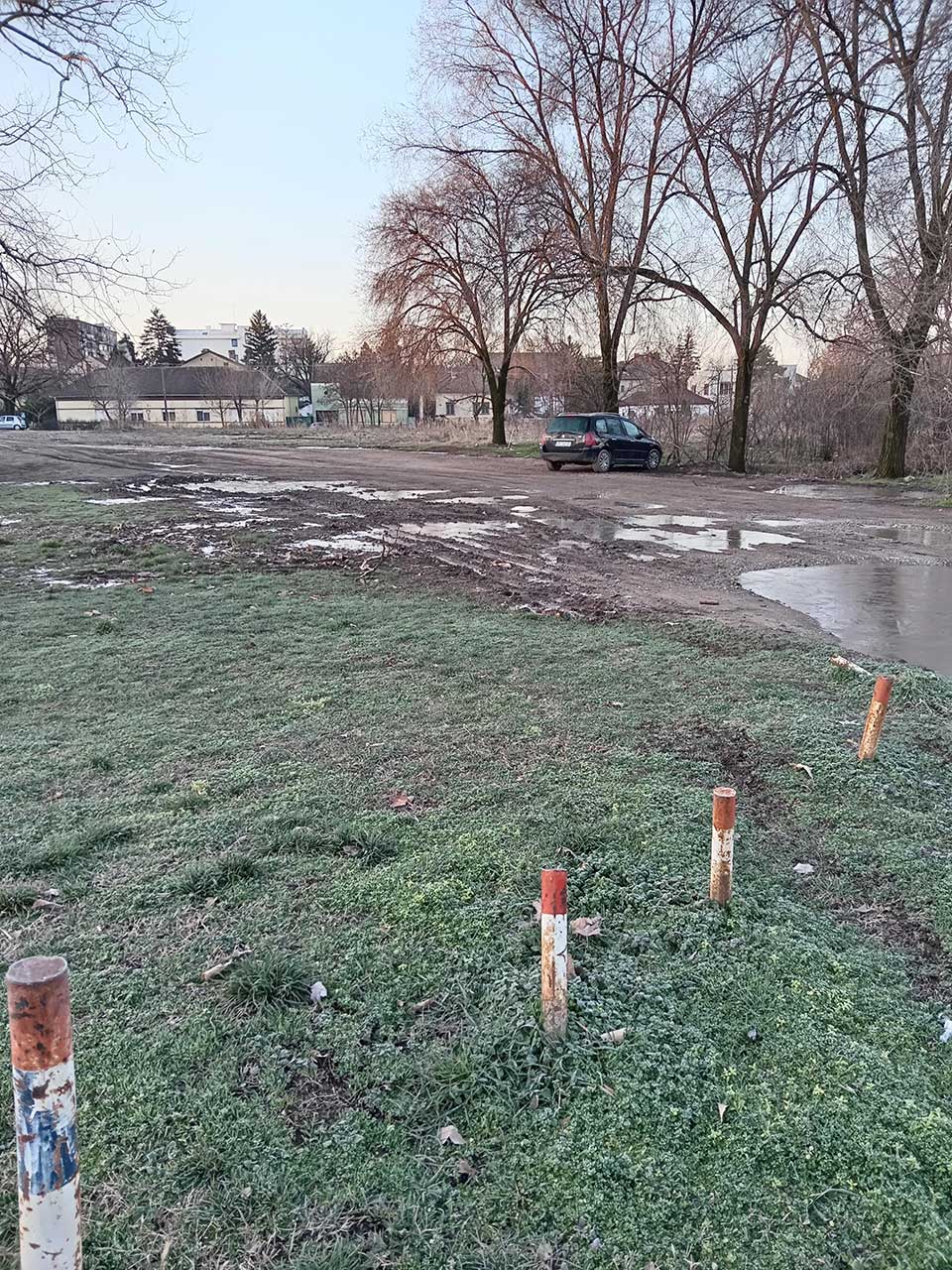 zemljani put u naselju mala amerika