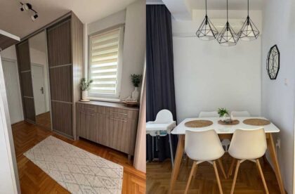 dvosoban stan na lesnini