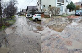 FOTO: U 21. veku gaze blato – deca u školu idu s kesama na nogama