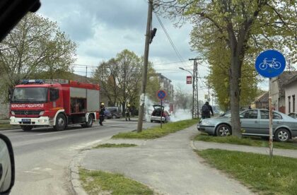 požar na automobilu