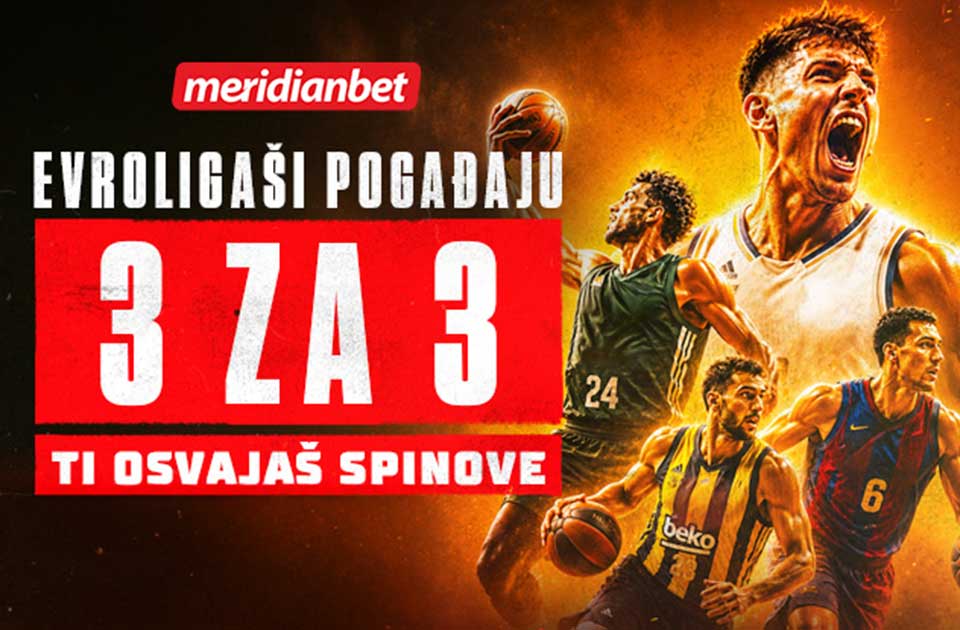 Finale Evrolige donosi spektakl – Meridian deli besplatne spinove za svaku trojku!