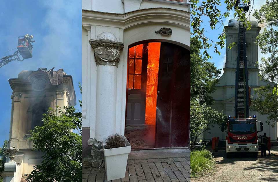 FOTO, VIDEO: Požar zahvatio crkvu iz 1783. godine – vatrogasci uspeli da spasu vrednosti FOTO, VIDEO: Požar zahvatio crkvu iz 1783. godine – vatrogasci uspeli da spasu vrednosti