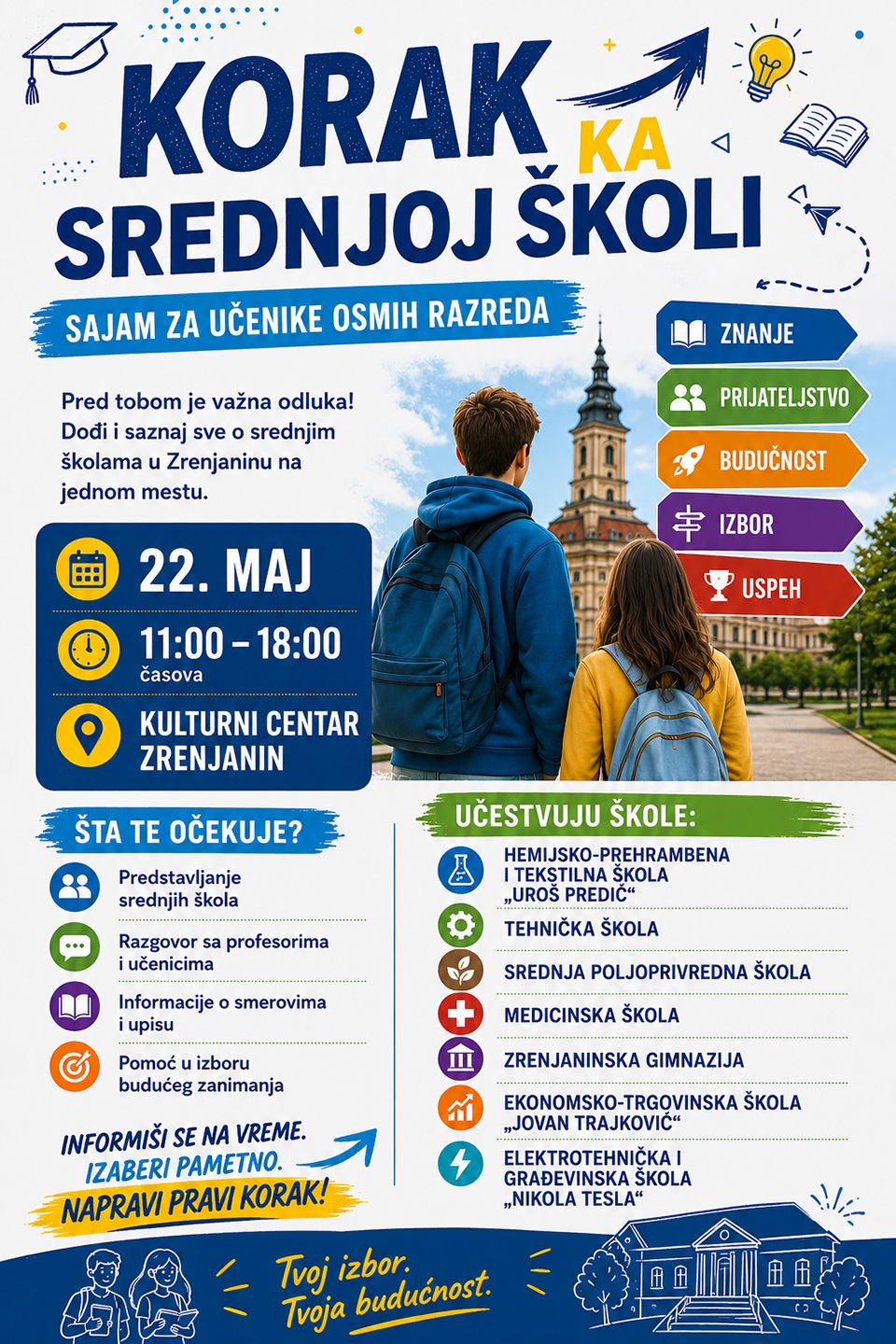 sajam korak ka srednjoj školi