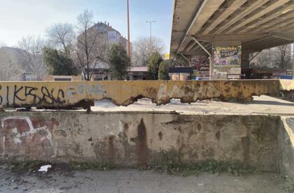 nadvožnjak na bagljašu