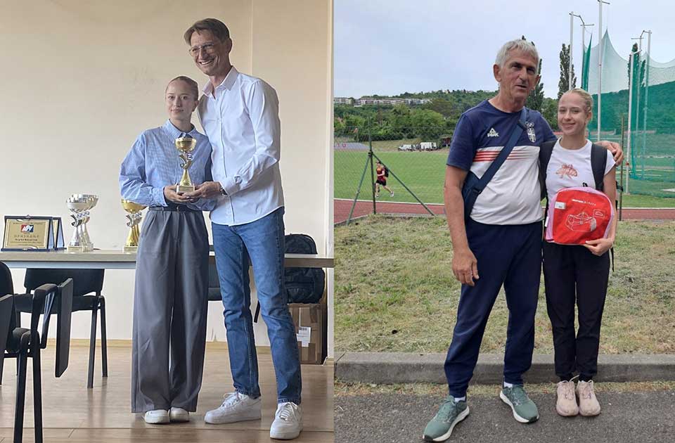 Dvostruki uspeh Une Jovanović: Medalja u Bratislavi i veliko priznanje u Vojvodini