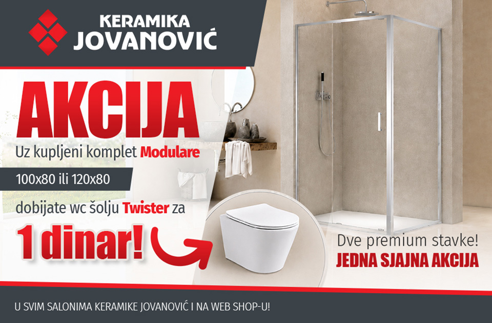 Twister konzolna wc šolja za samo 1 dinar! Akcija koja olakšava uređenje kupatila Twister konzolna wc šolja za samo 1 dinar! Akcija koja olakšava uređenje kupatila