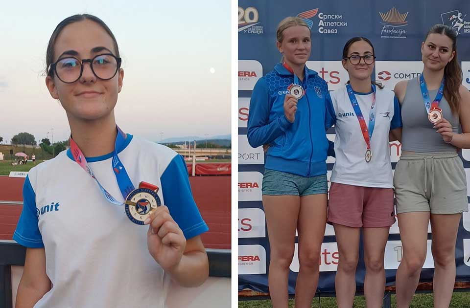 Ni paklena vrućina nije je zaustavila: Dunja Eremić šampionka Srbije