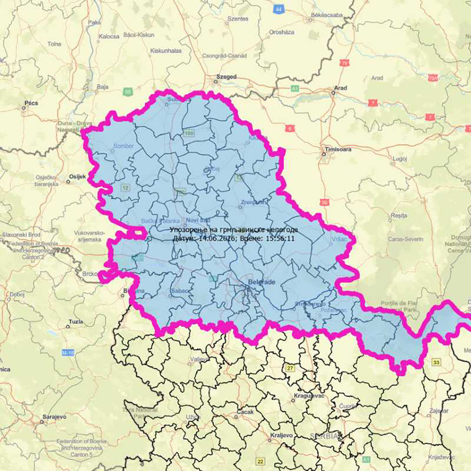 nevreme mapa